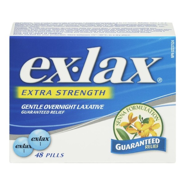 EX-LAX TABLETS, Extra Strength / 48TB