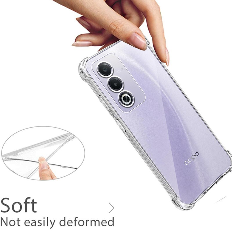 Case for Oppo A80 5G + [2 Pack] Screen Protector,