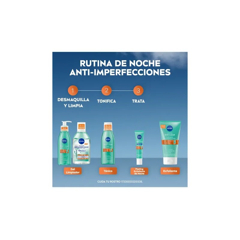 Nivea Fluido Diario Facial Derma Skin Clear Antiimperfeccion