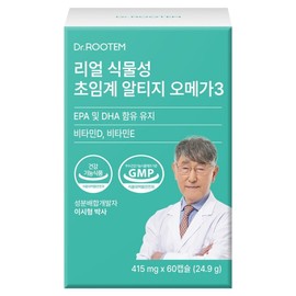 Dr. Rootem Real Vegetable Supercritical Altige Omega 3, 1 unit, 60 tablets / 닥터루템 리얼 식물성 초임계 알티지 오메가3, 1개, 60정