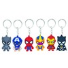 HJIAYAN 6 pieces of interesting cartoon key chains,suitable for daily