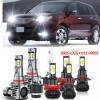 CHUSYYRAY For Acura MDX 2007-2013 8PC Front LED HID Headlights