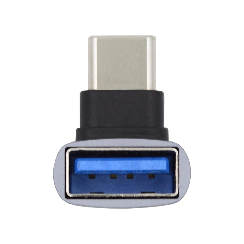 xiwai Adaptador OTG de 90 grados para computadora portátil, tablet