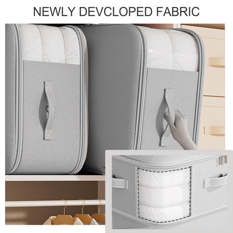 2Pack Compression Comforter Space Saving Bag - 136L Each 3