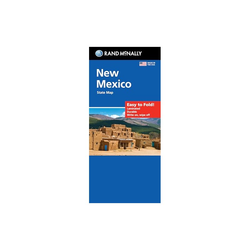 Rand McNally Easy to Fold: New Mexico State Laminated Map