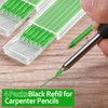 Hiboom 24 Pieces 2.8mm HB Refill for Carpenter Pencil, Study