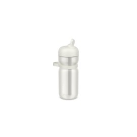 Mepal Flip Bottle Sport, Leakproof (in closed position), Carry Handle and comfortable Grip, Built-in Straw, Water Bottle, 600 ml, Ceramic white