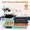 3 in 1 Electric Hot Pot with Grill, 1600W Smokeless