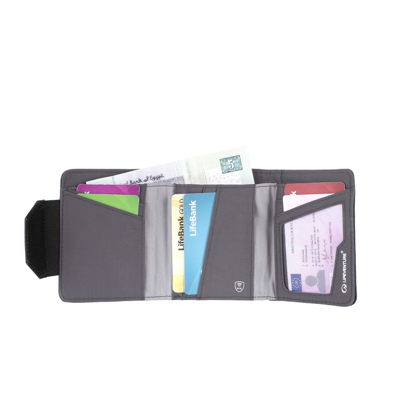 Lifeventure Trifold Wallet with RFID Protection - Wallet with Zip
