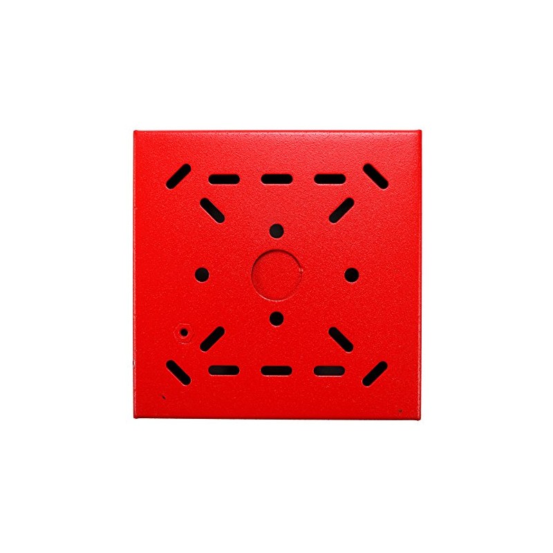 Cooper Wheelock SHBB-R Surface Back Box 107254 Fire Alarm, Red