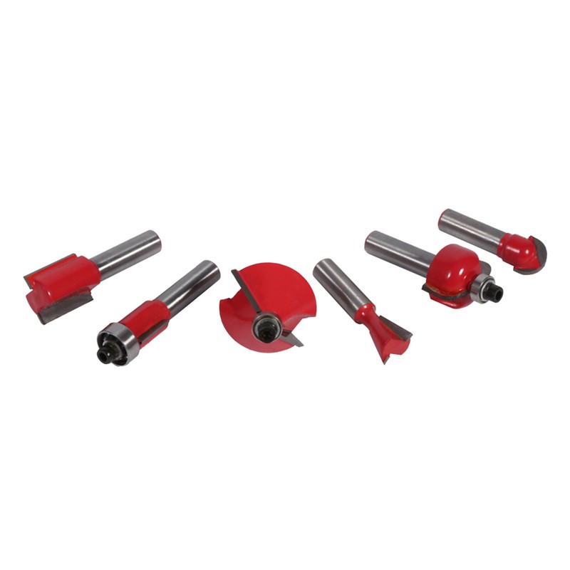 12pcs 8mm Shank Cemented Carbide Router Bit Woodworking Cutter Bit