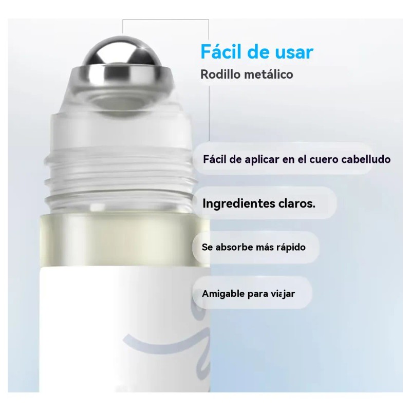 2pcs Rollo Para Crecimiento Del Cabello Ouyea Con Romero