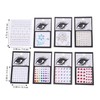 FOMIYES 8sheets Face Gems Stickers for Festival Makeup Rhinestone Jewels
