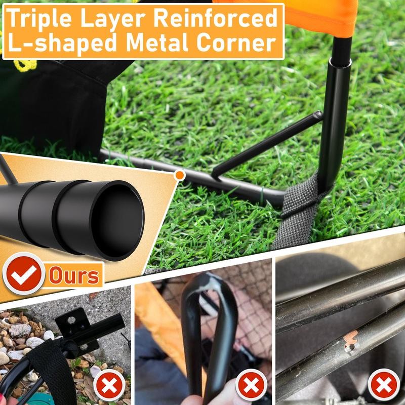 Happy Jump Portable Soccer Goal 3x2.2ft Pop up Soccer Net