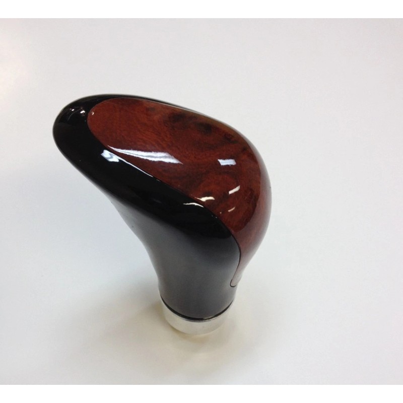 YSA WOOD GRAIN AND BLACK GEAR SHIFT LEVER KNOB SK-333