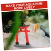 FUNOMOCYA Japanese Gate Model Micro Landscape Decor Fish Tank Accessory