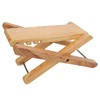 Stool Pedal, Folded Bamboo Guitar Footstool for Guitar