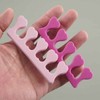 Toe separator, toe fixation, self-pedicure, self-nail, toe sponge color random 5ea