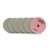 BGTEC 100 mm Wet Diamond Polishing Pads Set 6 Pieces