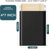 Metronic Bubble Mailers 6x10 Inch 600 Pack Black Waterproof Bubble