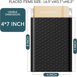 Metronic Bubble Mailers 6x10 Inch 600 Pack Black Waterproof Bubble Mailer Padded Envelopes Self Seal, Cushioning Mailer for Packaging, Shipping, Mailing, Small Business Supplies