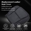 SecosAutoparts Front Driver Side Bottom Perforated Microfiber Leather Replacement Seat