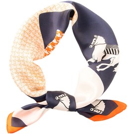 MAIRY Scarfs for Women Paisley Bandanas Lightweight Head Scarf Neckerchief Soft Satin Hijab Square Hair Wrap for Sleeping Ladies Girls,70104