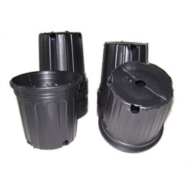 9GreenBox - 20 New Plastic Nursery 1 Gallon Trade Pot ~ Holds 0.66 Gal