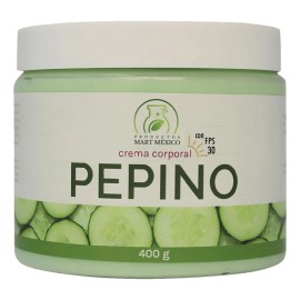 Crema Pepino Filtro Solar 400 Grs