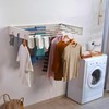 Homexa Wall Mounted Drying Racks for Laundry (31.5 Inches Wide)