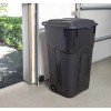 H-Tough Hyper Tough 32 Gallon Wheeled Heavy Duty Plastic Garbage