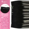 YoungSee Wire Human Hair Extensions Ombre Black Wire Real Hair