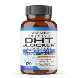 DHT blocker anti-hair loss supplement - Supports healthy hair growth - Promotes new hair follicle growth - Contains highly effective biotin and saw palmetto - For men and women, 1 piece, 60 servings / DHT 차단제 탈모방지 보충제 - 건강한 모발 성장 지원 - 새로운 모낭 성장 촉진 - 고효율 비오틴과 쏘팔미트 함유 - 남녀용, 1개, 60회분