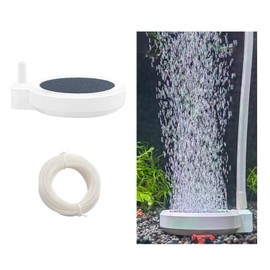 Aquarium Air Stone Aquarium Air Stone Nano Bubble Air Stone for Aquarium Oxygen Aquarium with 2 m Air Hose Oxygen Stone for Aquarium Accessories 50 mm
