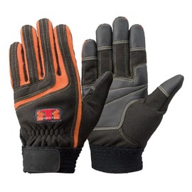 [TONBOREX] Kevlar Fiber & Artificial Leather Gloves K-512 Orange Size LL (Tonborex)