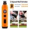 Casfuy Dog Nail Grinder with 2 LED Light - New