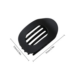 AYNKH 5Pcs Flat Hair Clips for Women, Claw Clips for Thin Curly Thick Hair, Strong Hold Curved Hair Accessories for Girls