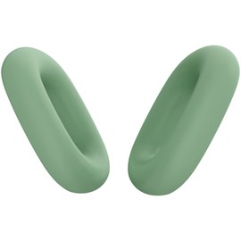 AWINNER Ohrpolster-Hülle, kompatibel mit AirPods Max, waschbar, weicher Silikon-Schutzrahmen, vollständige Abdeckung, Grün
