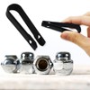 LWMLWM Pack of 9 Wheel Bolt Caps Tool, Wheel Bolt
