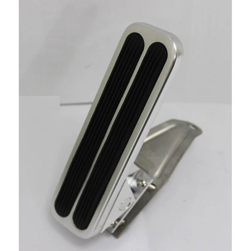 espeedpro21 Billet Alum 6-3/4"x2" Floor Mount Gas Pedal Black Throttle