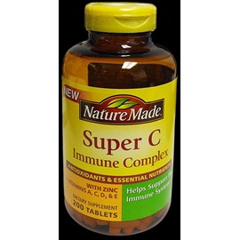 Nature Made Super C Immune Complex 900 mg 200 Tablets
