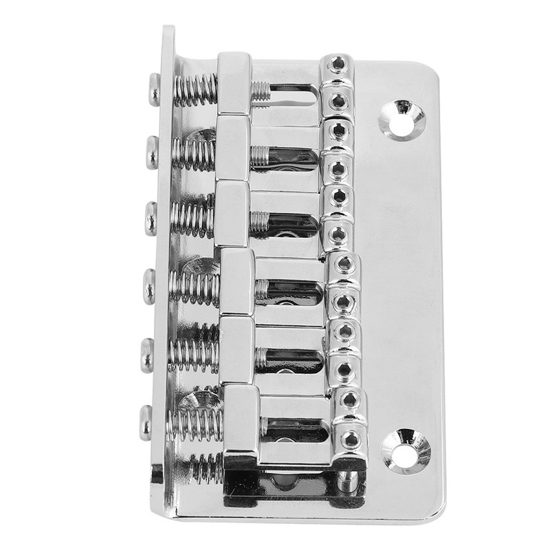 1PC Fixed 6 String Bridge Tailpiece for 52mm Electric Guitar