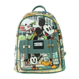 Mickey Mouse and Friends 11" Faux Leather Mini Backpack - A20520