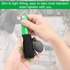 Retractable Lighter Holder Keychain with Belt Clip, Elastic Lighter Leash