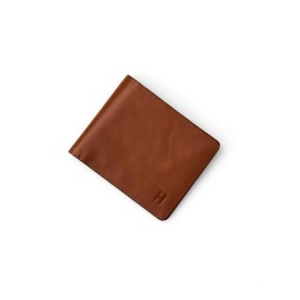 HELMBROOK London® Handcrafted Leather Bifold Men's Wallet | Made of Full Grain Genuine Leather | RFID Safe Slim Horizontal Wallet with 6 Cardholders | in Gift Box and Pouch for Retirement Birthday,