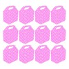 VALUE PACK 12 x Baby Pink Polka Dot Paper Lunch