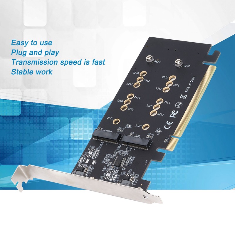 Expansion Card PCI Express 3.0 X16 to M.2 NVME SSD