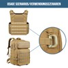 MUCHER Molle Carabiner Multi-Purpose D-Ring Plastic Buckle Carabiner Hook Tactical