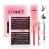 LOOMEE DIY Lash Extension Kit – 280 Mixed Clusters (30D/40D