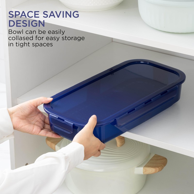 COOK WITH COLOR Collapsible Batter Bowl - Mess Free Breading